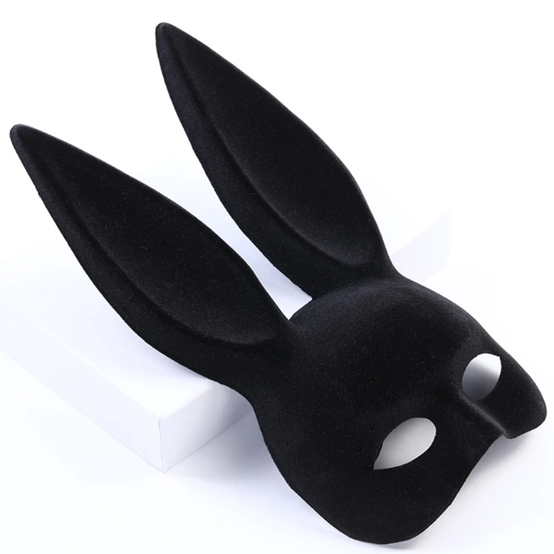 ผู้หญิง PVC หน้ากาก Bunny หน้ากากหน้ากาก Masquerade สำหรับคอสเพลย์ฮาโลวีนเครื่องแต่งกาย Decors Dropship