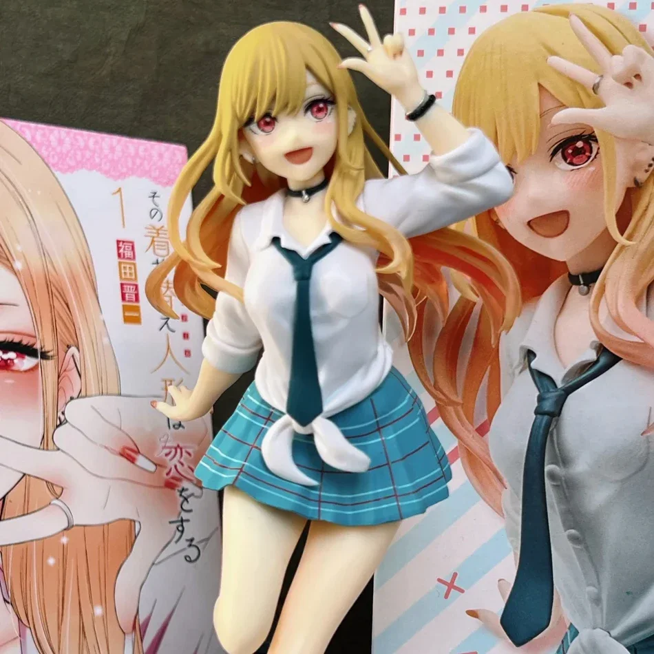 3 szt. Moja ukochana sukienka Marin Kitagawa Liz See urocza figurka anime PVC kolekcja model ozdoba na stół zabawki prezenty urodzinowe dla dzieci