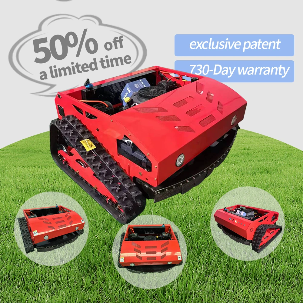 Pesticide Spraying and Mowing Integrated Track Lawn Mower Suitable for Lawn Gardening Pruning and Weeding