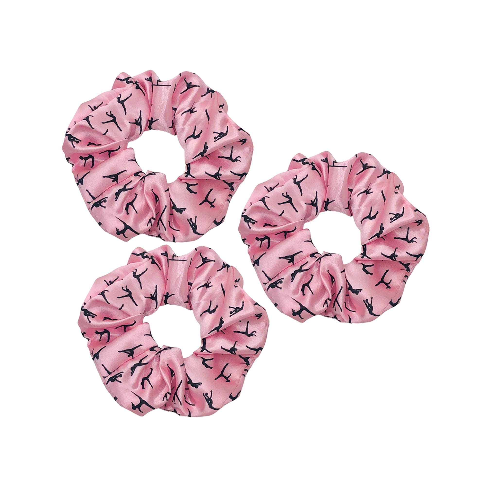 5 Stücke/20 Stücke Gymnastik Tanz Druck Scrunchies Haargummi Hohe Elastizität Elastisches Haarband Pferdeschwanzhalter Frauen Haarschmuck – Detail 10