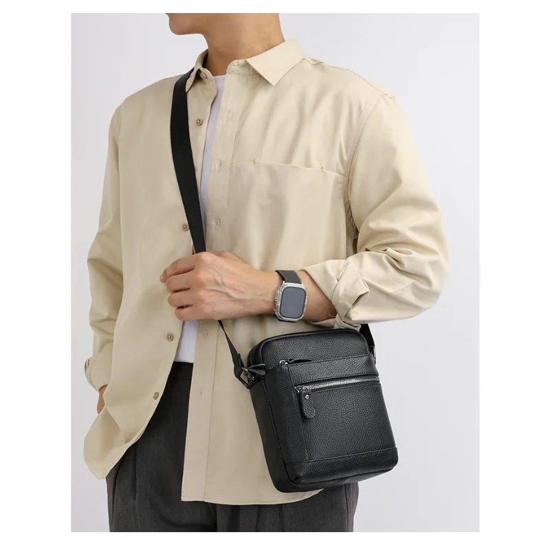 Bolso cruzado de cuero genuino - Luxury Bags Sling reseña y precio