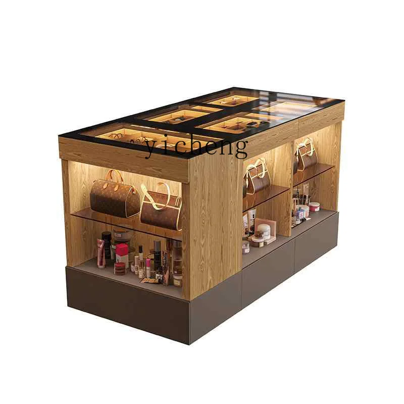 6.28 high-end jewelry display cabinet photography building storage cloakroom middle island cabinet