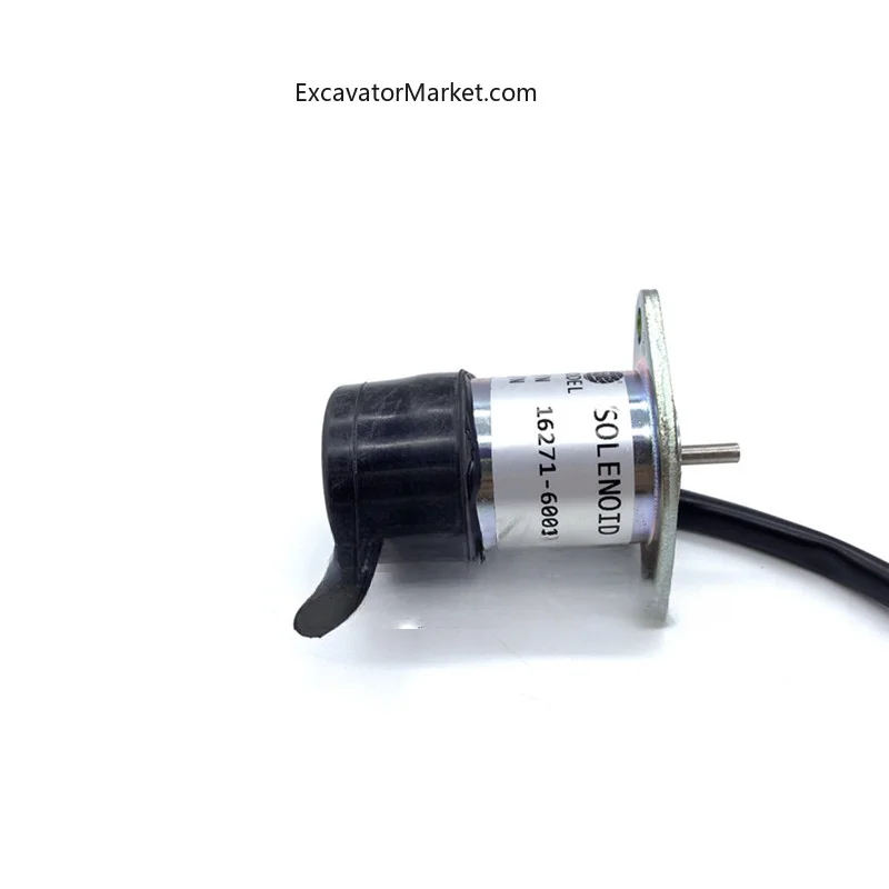 Excavator Spare Kubota u15 20 30 35 flameout solenoid valve 16271-60010 flameout switch oil cut-off valve excavator