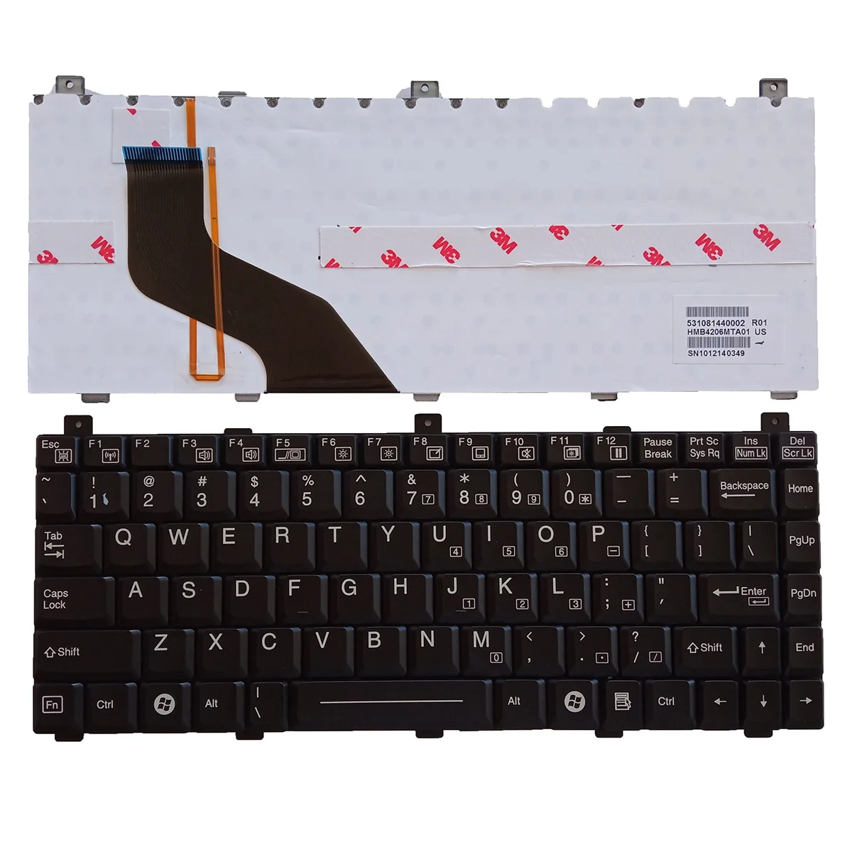 Backlit Keyboard For Getac B300 S400 HMB4206MTD04 keyboard