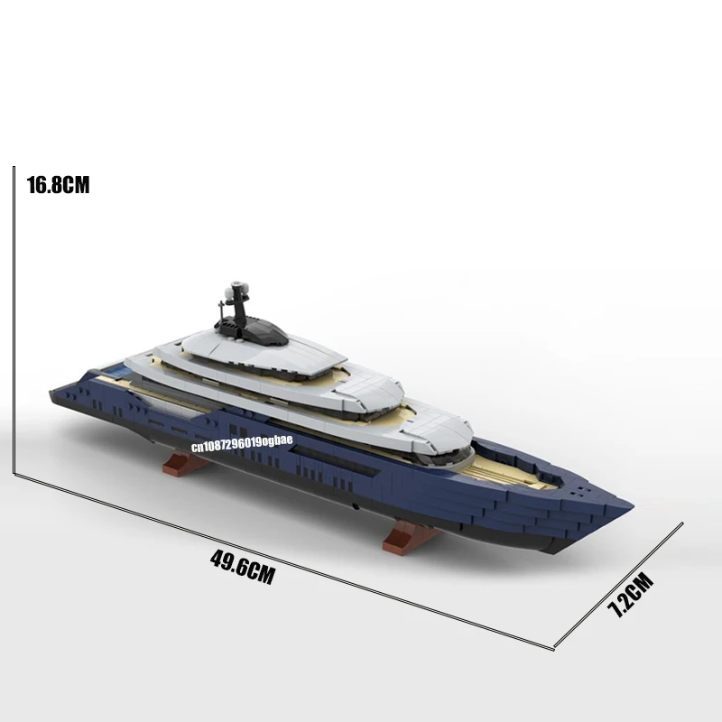 جديد 1671 قطعة MOC وحدات كبيرة فاخرة يخت نموذج لتقوم بها بنفسك أفكار إبداعية لعبة أطفال هدية عيد الميلاد كتل التكنولوجيا تجميع الطوب