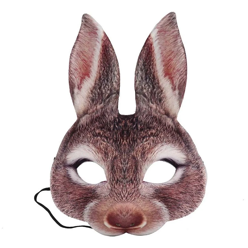 

Halloween Mask Easter Mardi Carnival Party Makeup Ball Rabbit Mask Animal Mask Cartoon Mask Cosplay Mask
