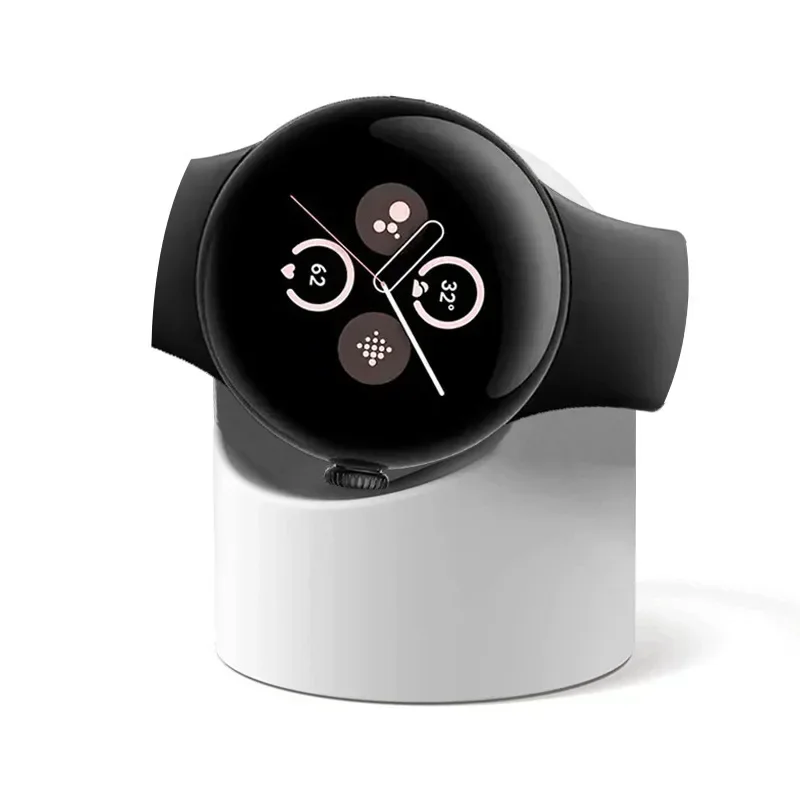 Per Google Pixel Watch 2 Supporto di ricarica in silicone Foro per cavo Supporto di ricarica Staffa per caricabatterie per Google Pixel Watch2 Supporto dock