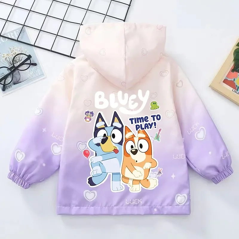 

Blueys Bingo Cute Love Print Jackets Boys Girls Clothes Winter Coats Cartoon Anime Motifs Jacket Fashion Comfortable Party Gifts