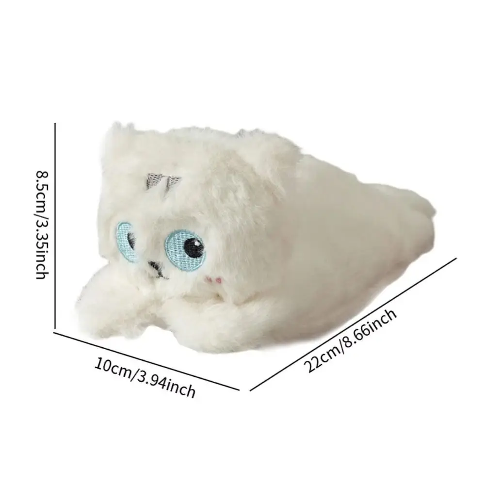 Tierpuppe Kätzchen Plüsch Federmäppchen Große Kapazität Niedliches Design Panda Plüsch Stifttasche Cartoon Reißverschluss