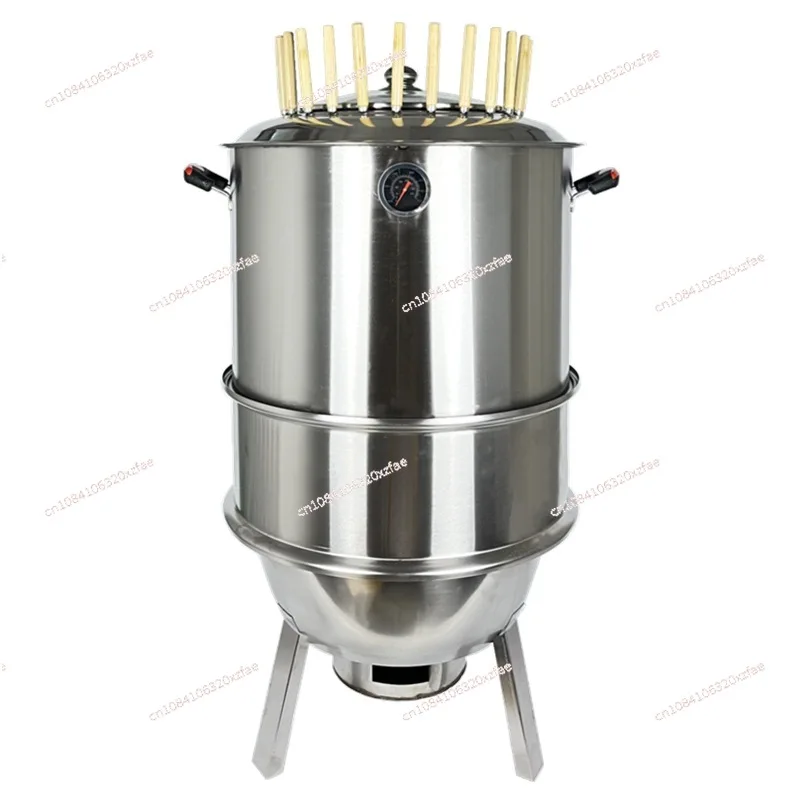 

BBQ SmokelessBarbecue HangingOven, Domestic Stainless Steel Circular Kitchen Range String Charcoal, Outdoor Picnic Gear, 3 Types