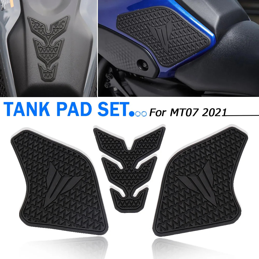 Suitable for Y*m*h* MT-07 MT07 2021- Motorcycle accessories, fuel tank stickers, anti slip stickers