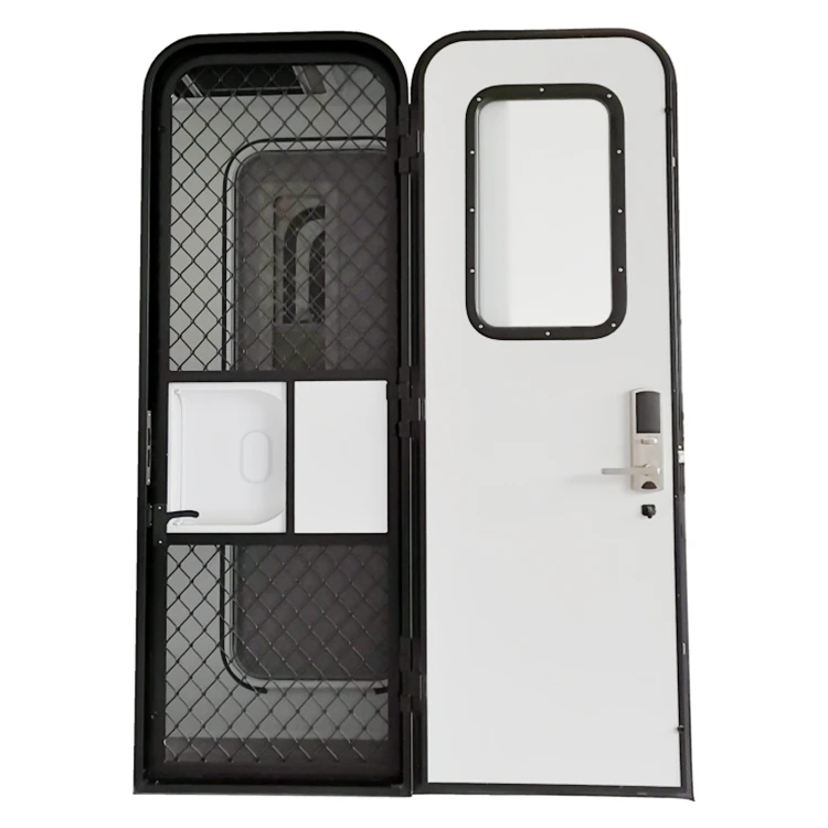 Custom Size caravan Camper Trailer Electronic Card Lock Motorhome RV Entry Door Custom Sizes