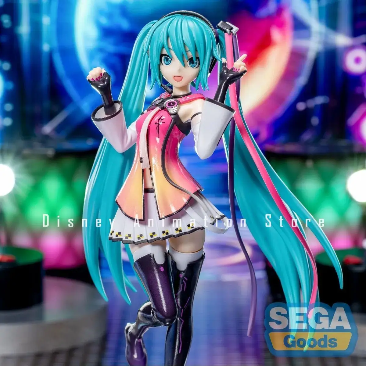 In Stock 100% Original SEGA Luminasta VOCALOID Hatsune Miku Project Diva Mega Star Vocalist PVC Action Figure Model Doll Toys