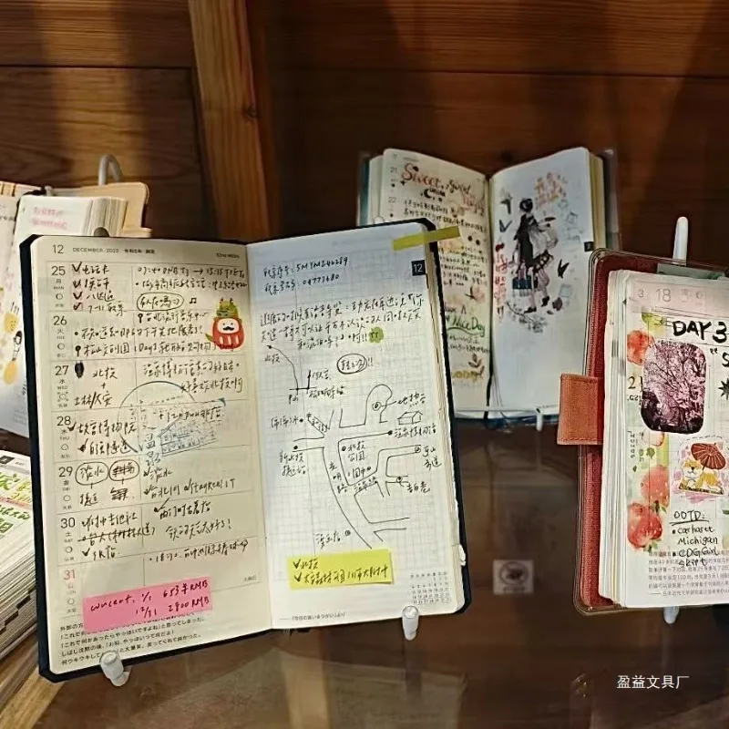 دفتر ملاحظات جديد على شكل حيوان A5، تخطيط جدول أنماط حيوانات لطيفة مع سجل جدول الدراسة للبالغين والطلاب