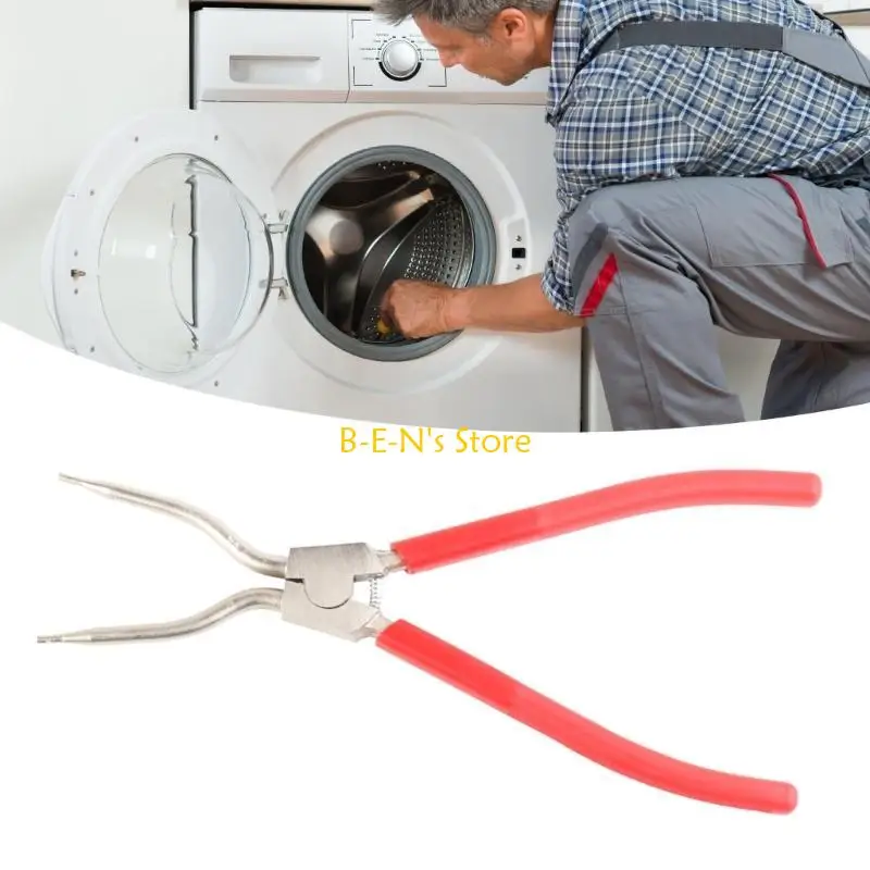 

Y1AD 11Inch Circlip Pliers Tool Straight And Bent Head For Home Appliance Maintenance