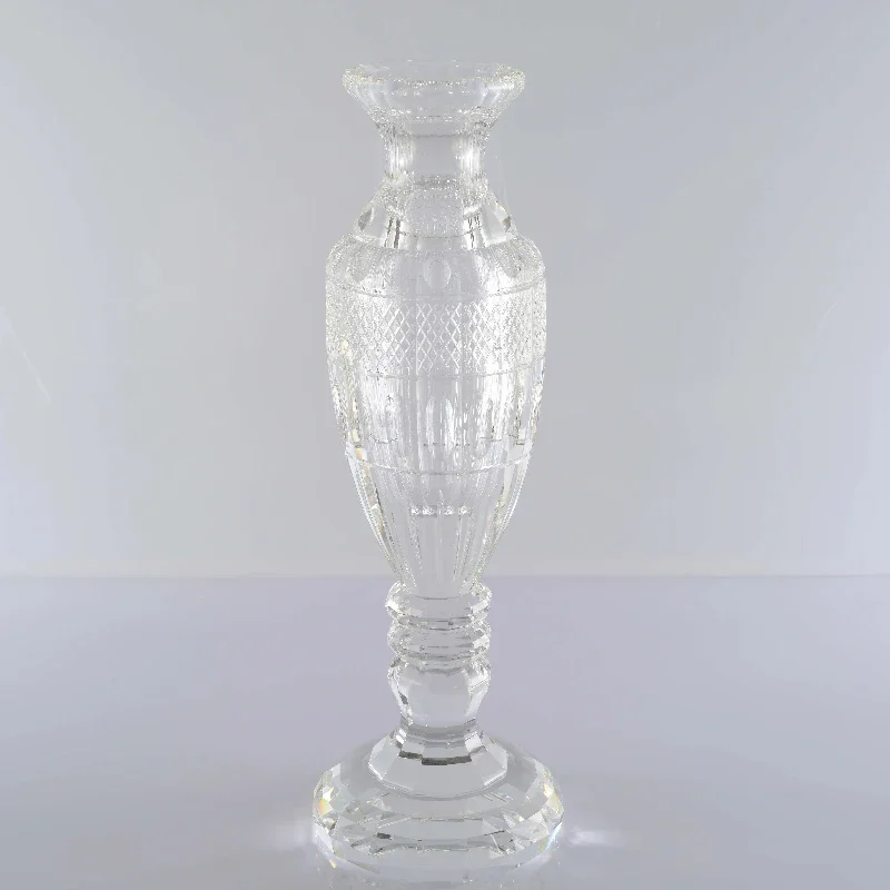 Luxury handmade modern home decoration desktop decoration accessories, living room creative Nordic K9 crystal office high vase