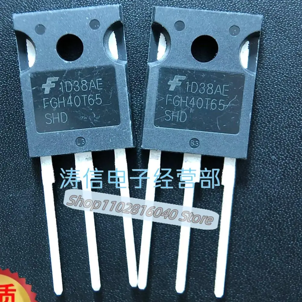 10PCS/Lot FGH40T65SHD FGH40T65SHDF TO-247 650V 40AIGBTBest Quality Imported Original