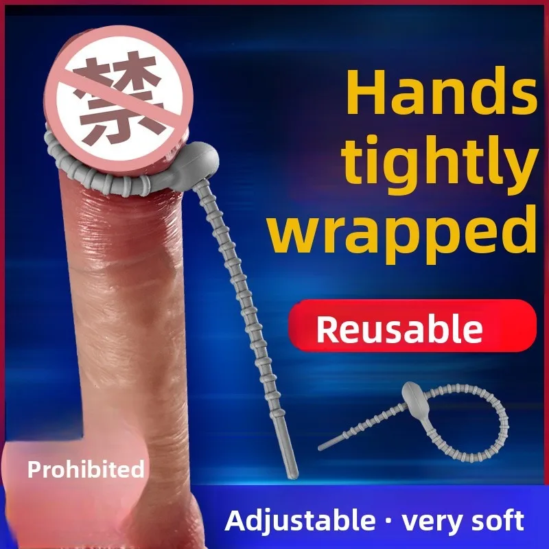 حلقة القضيب بإبزيم القرش من Essence - قفل قوي للتأخير لتحفيز الذكور المكثف وتحفيز اهتزاز قوي