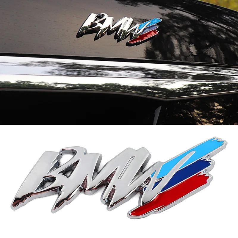 

For BMW 1 series 3 series 5 series X1 X2i X3 X4 X5 X6 car 3D metal car stickers scratches decorative stickers accessories