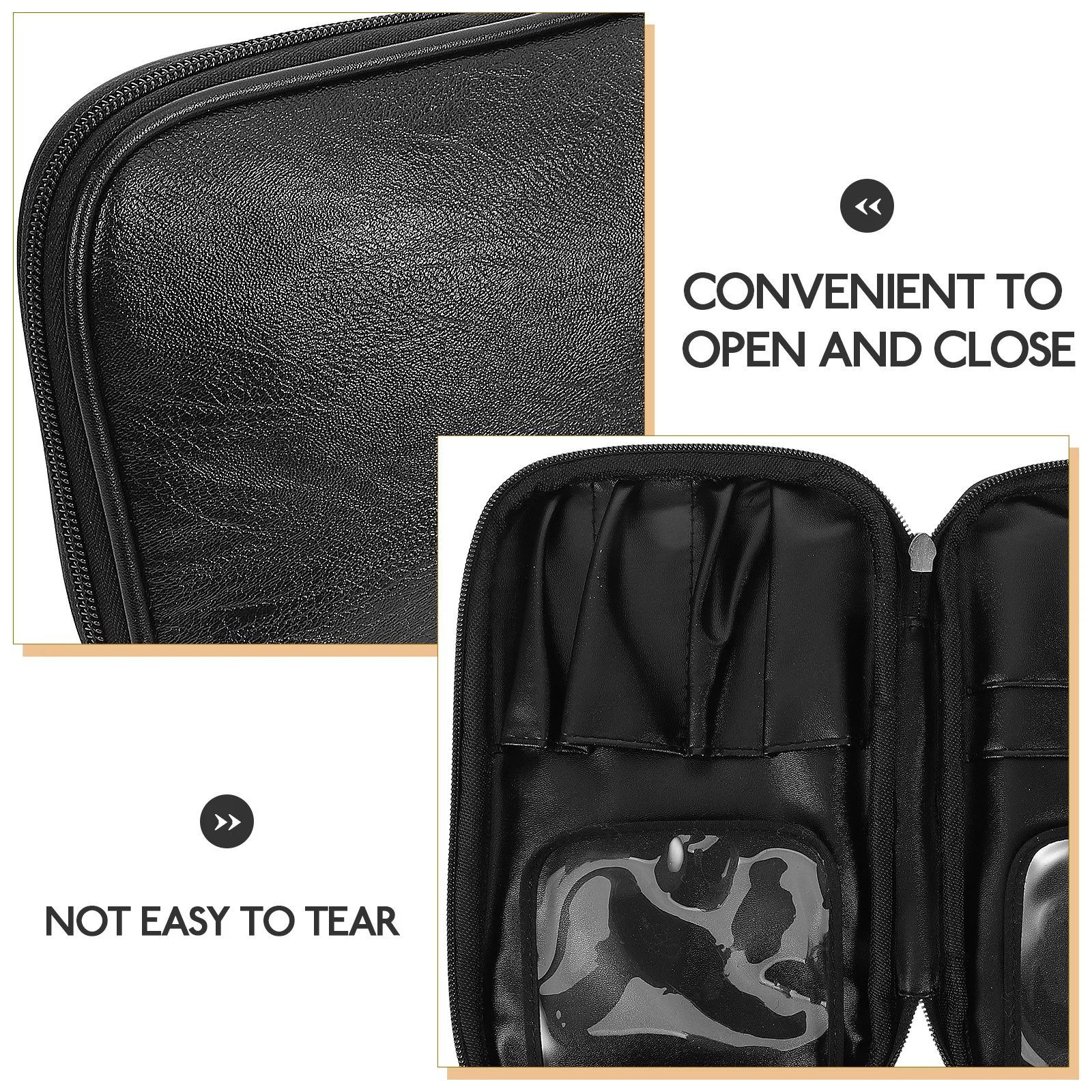 

Makeup Bag Compact Portable Storage Pouch Water Resistant Travel Organizer For Women Girls Toiletry Essentials