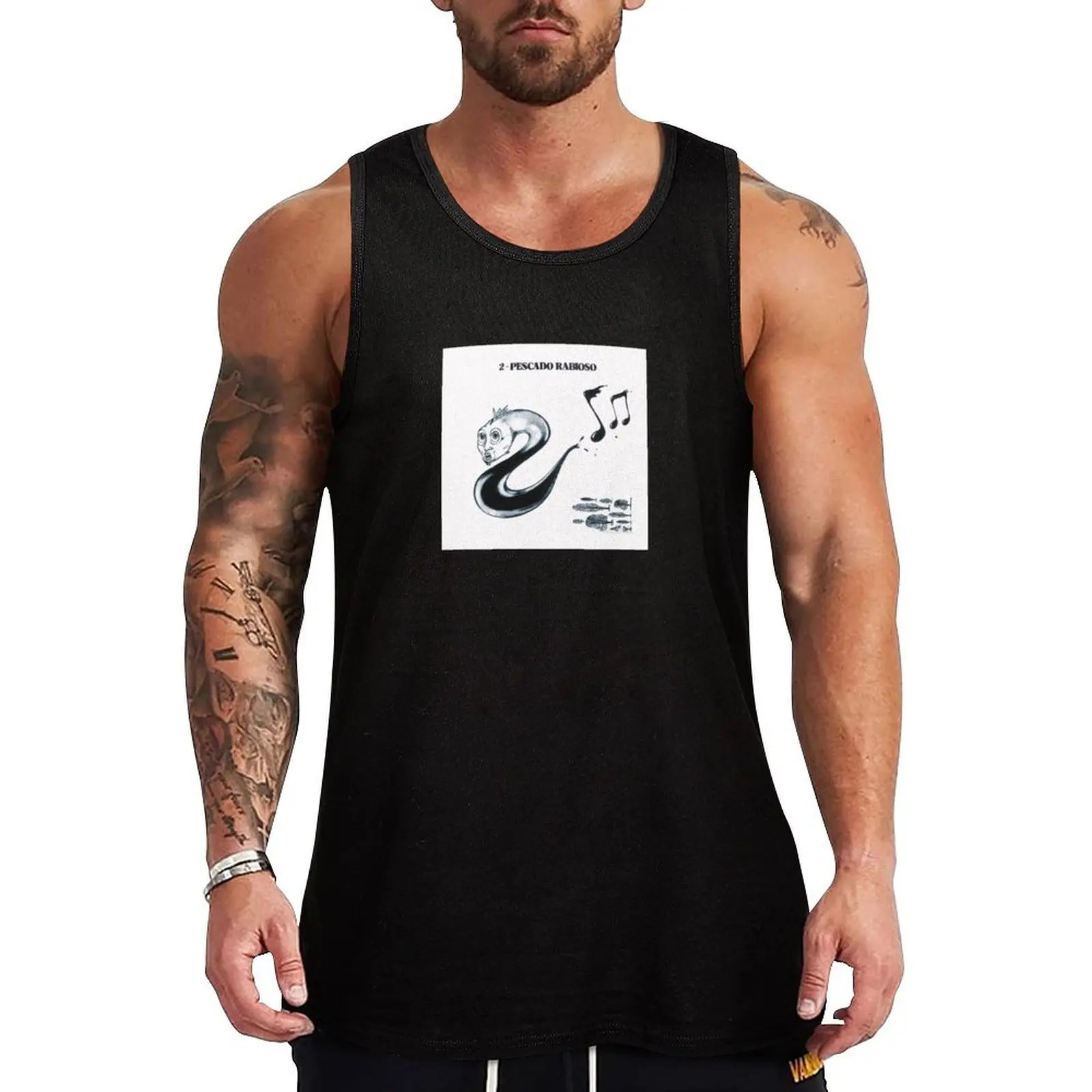 Homenaje a Pescado Rabioso Tank Top para Treino, Leve e Respirável