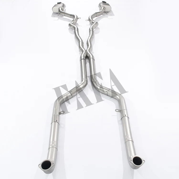 

For BMW M5 F10 4.4T Exhaust System Middle Tail Section Electric Valve Muffler High Performance Cat Back Exhaust Pipe Car Exhaust