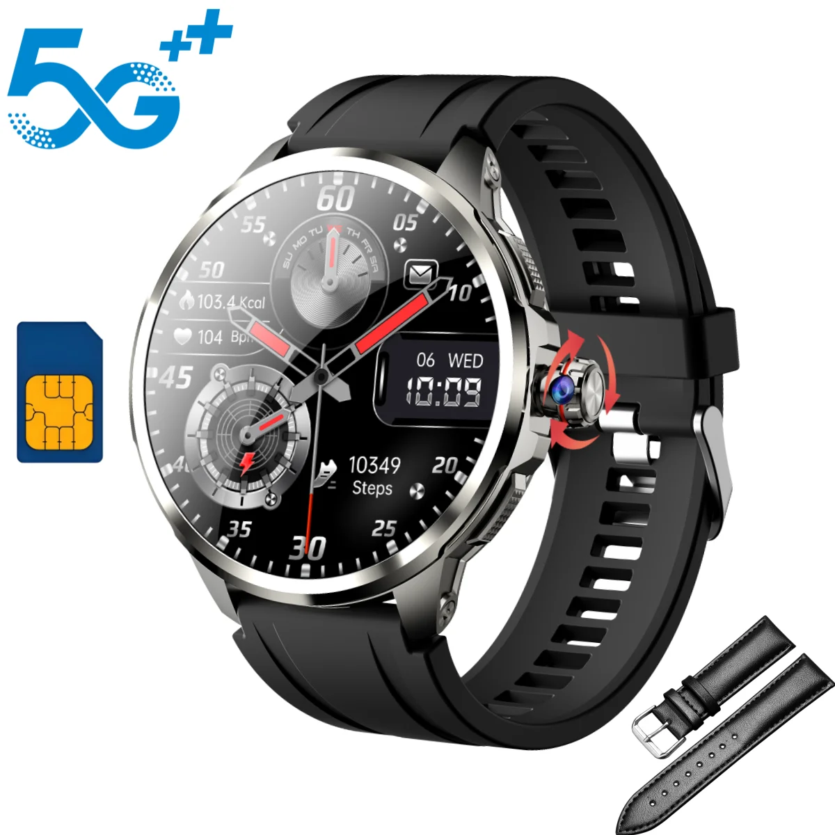French Connection Watches Smartwatch App - Smartwatch H99 4G/5G LTE 1.95 cala