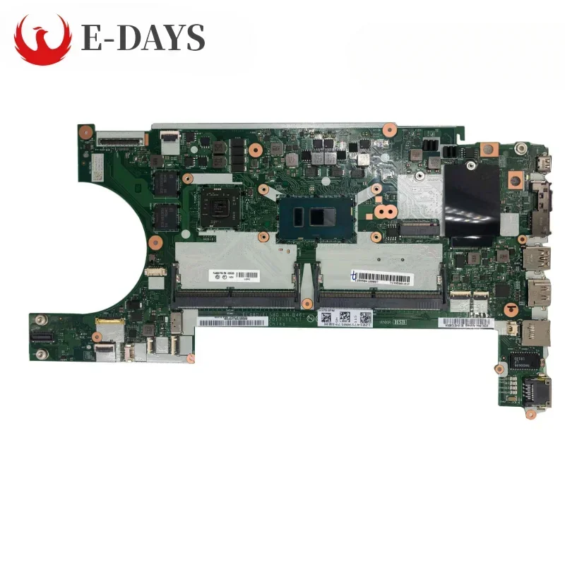 High Quality01LW371 01LW292 For Lenovo ThinkPad L480 L580 Laptop Motherboard NM-B461 Mainboard With I3-8130U I5-8250U RADEON 530