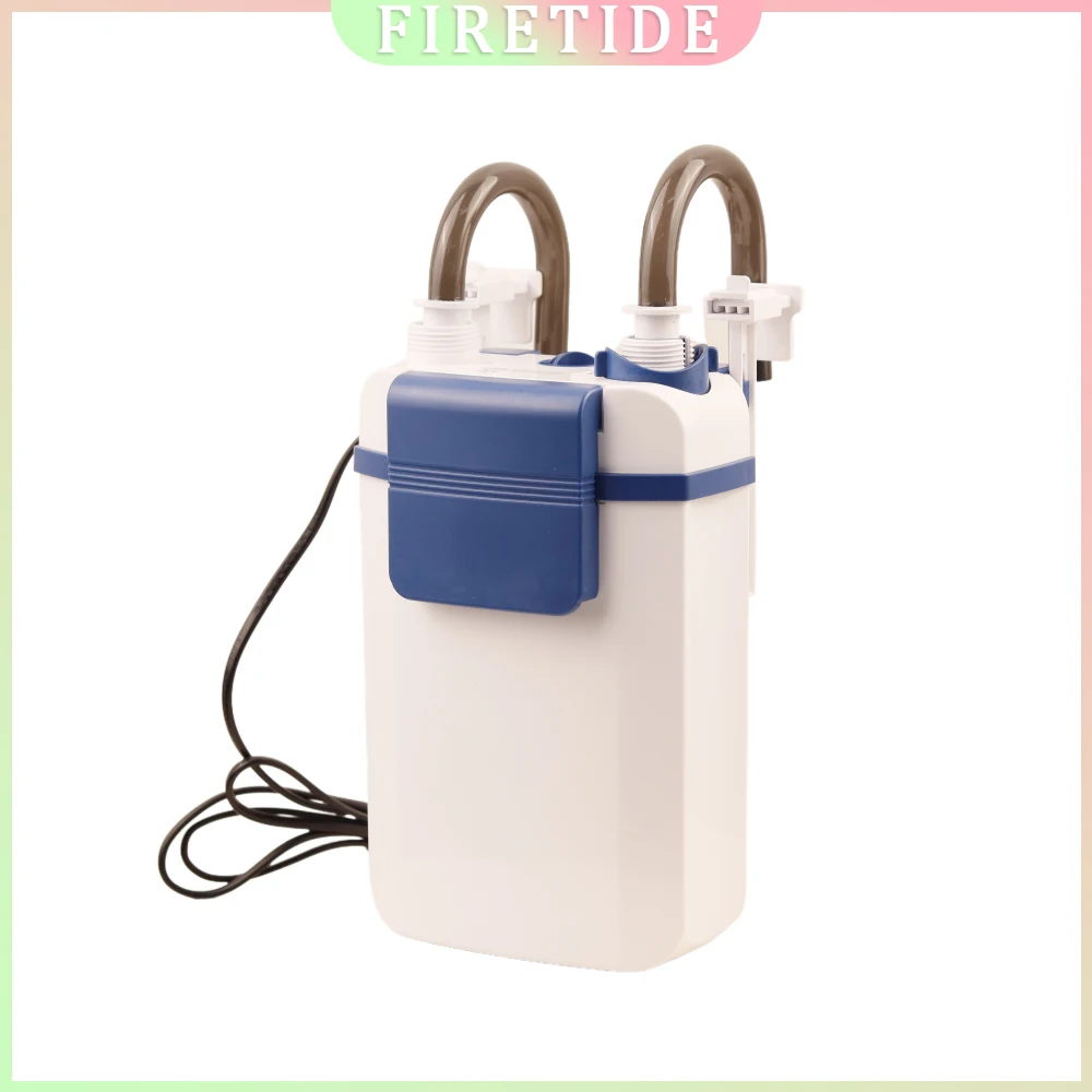 Новый фильтр для аквариума YBF-500, кислородная фильтрация, встроенная машина, насос для очистки воды, настенный туалет для рыбы