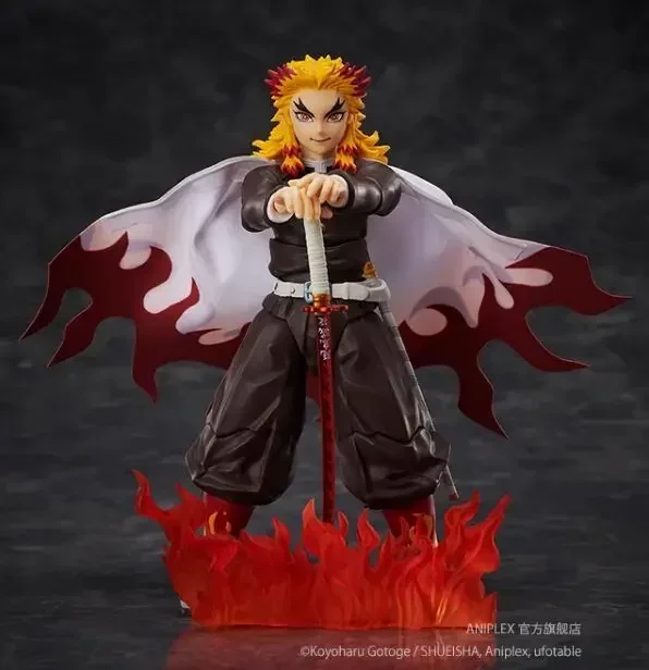 Original Buzzmod 1.0 2.0 Demon Slayer Kyojuro Rengoku Kyoujurou Action Figures Anime Figura Pvc Model Toys Gifts In Stock