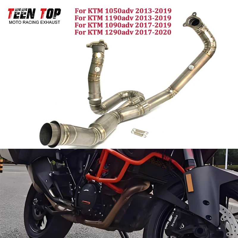 

OEM Size Exhaust Header For KTM 1050adv 1090adv 1190adv 1290adv Exhaust Front Pipe Ti-Alloy Motorcycle Exhaust Pipe Escape Moto