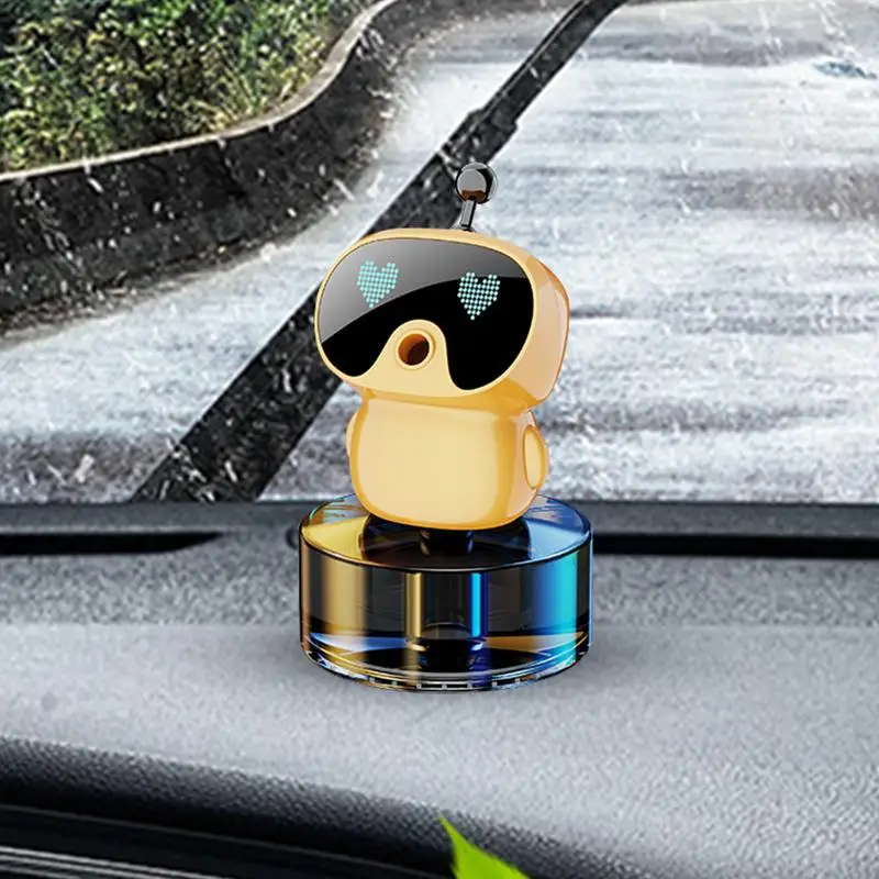 Car Air Freshener auto Exquisite Robot Design Aromatherapy Bottle Air Outlet vehicle Diffuser Osmanthus Fragrance Odor Removal