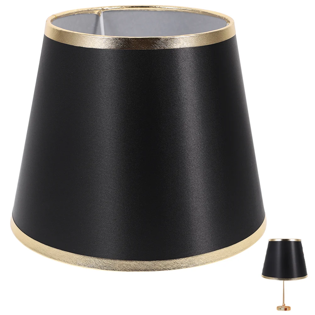 

Fabric Lampshade Drum Shades for Table Vintage Desk Light Household Desktop Indoor