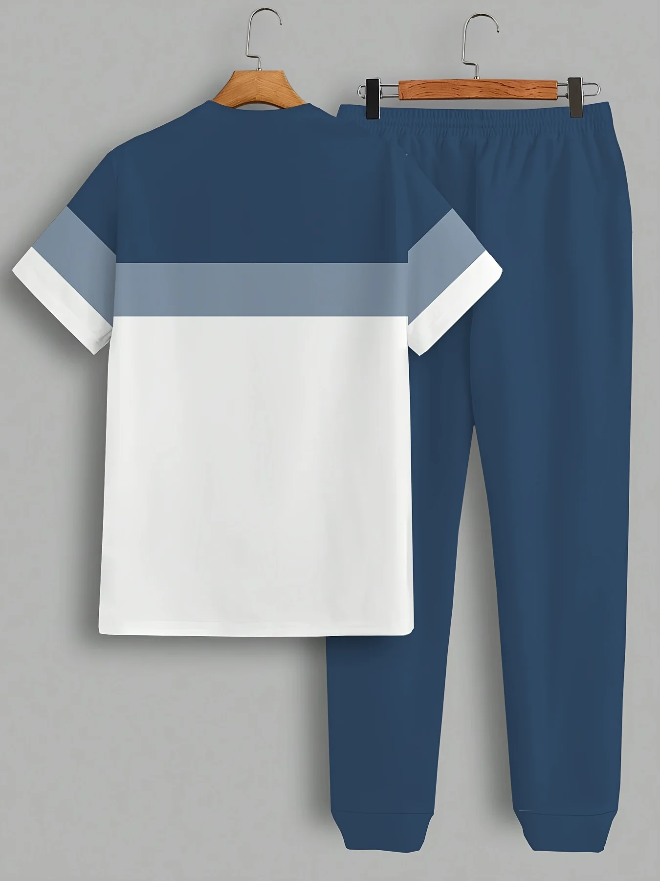 بدلة رجالية صيفية جديدة لعام 2025 هي ملابس رجالية خارجية غير رسمية عصرية وبسيطة مطبوعة ثلاثية الأبعاد