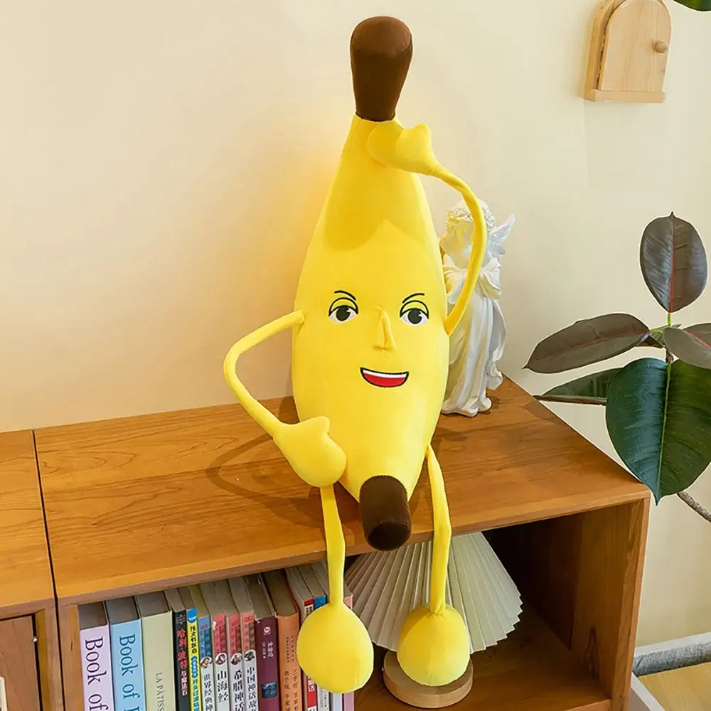 Almofada De Banana Gigante Recheada, Almofada De Pelúcia, Boneca De Brinquedo Macio, Presente, Desenhos Animados, 2024, 65 a 110cm