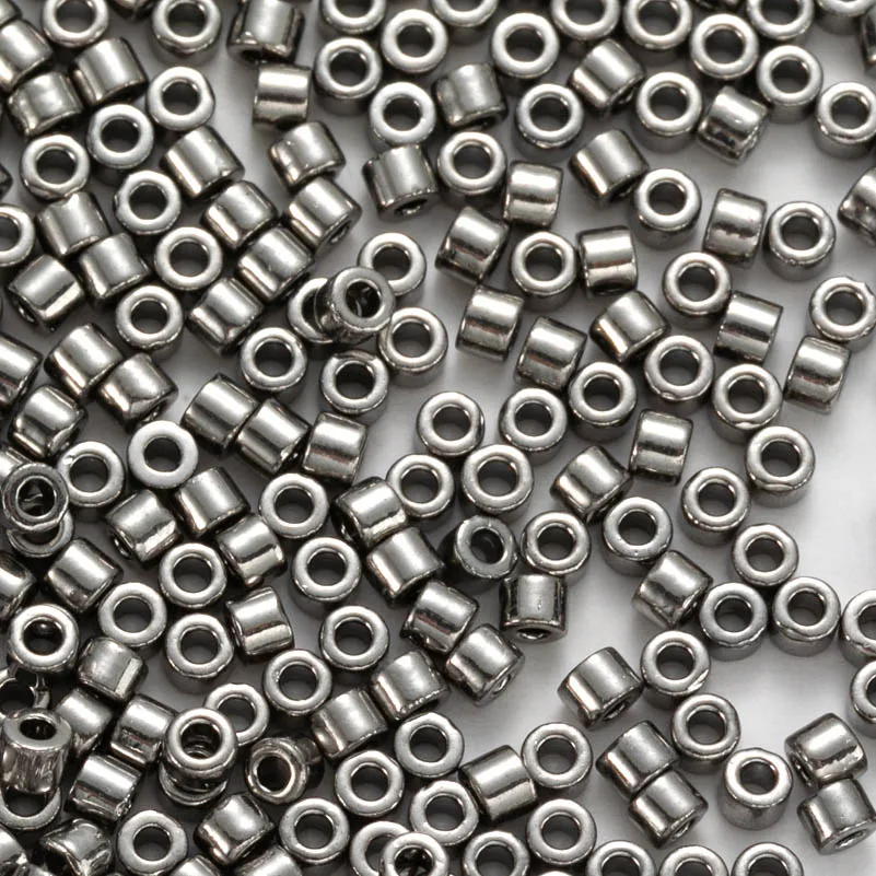 Japan 2mm*2.5mm Glass Beads 10Grams/Tube  Metallic Colors Glass Beads For DIY Handmade Sewing