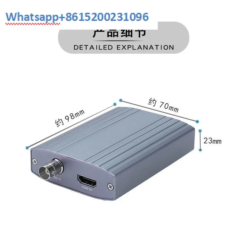 Carte de capture vidéo haute définition sans pilote USB 3.0, appareil photo de conférence SDI/HDMI DSLR