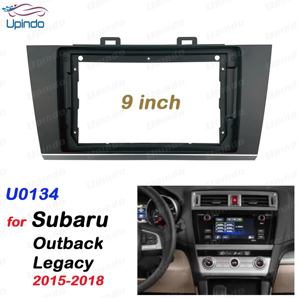 

Автомобильные аксессуары 2 DIN 9-дюймовый радиоприемник DVD GPS MP4 ABS + ПК Рамка панели лицевой панели для Subaru Outback Legacy 2015-2018 Комплект отделки приборной панели
