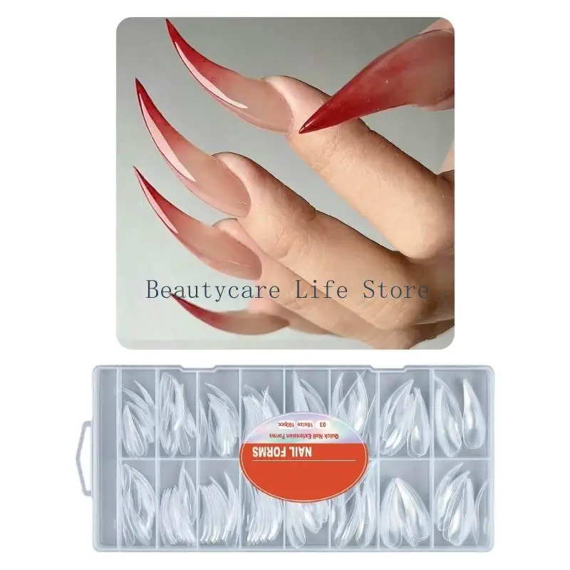 

652C 160Pcs Clear Extension Kits For Special Occasion Like Wedding Art Tool