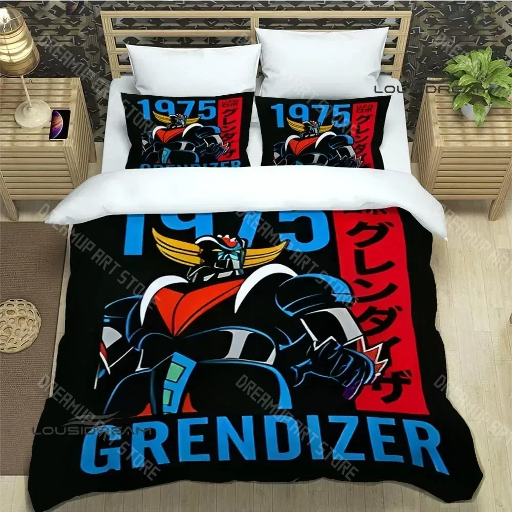 2026 3D Print UFO ROBO GRENDIZER GOLDORAK Bedding Set Exquisite Bed Supplies Duvet Cover Comforter Bedding Set Luxury