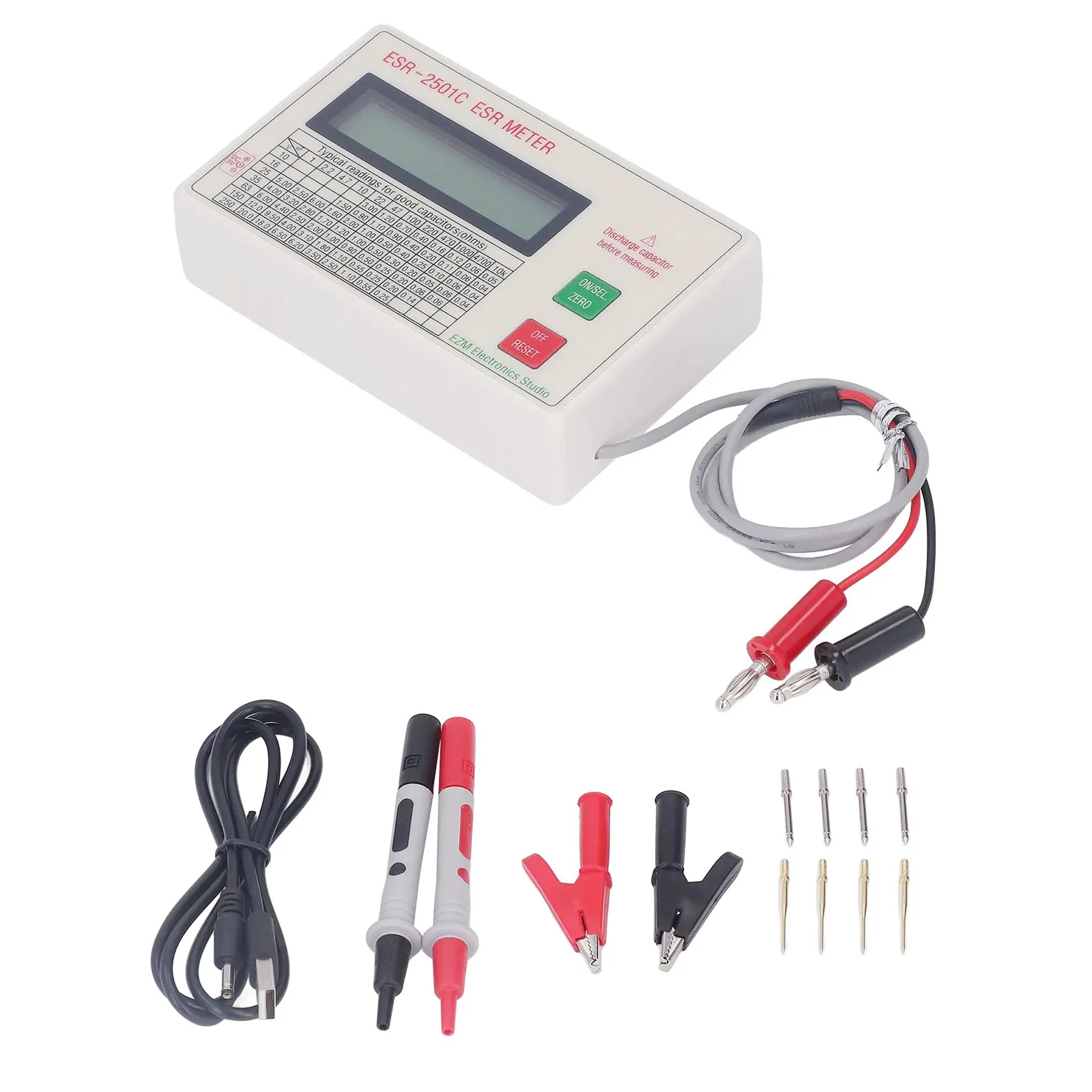 testeur-esr-dcr-de-condensateurs-esr-2501c-mesureur-de-capacite-numerique-haute-precision-avec-fonction-de-remise-a-zero-automatique-et-ecran-lcd-pour-le-test-des-condensateurs-electrolytiques