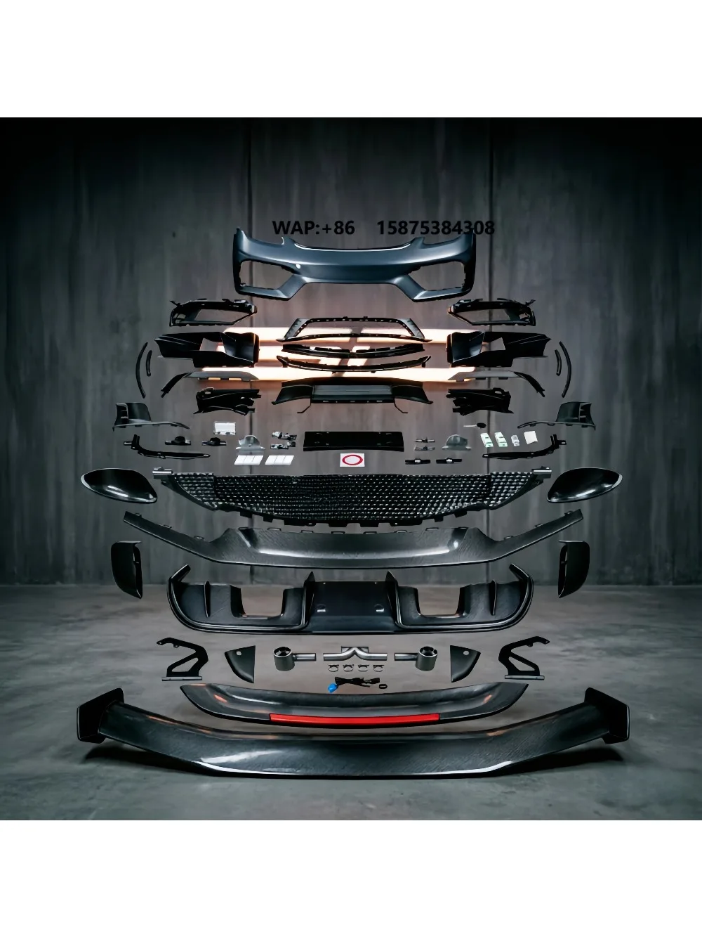 2017-25 Style For 718 PP+CF Body Kit Upgrade to GT4 RS Style 718 GT4 RS Body Kit