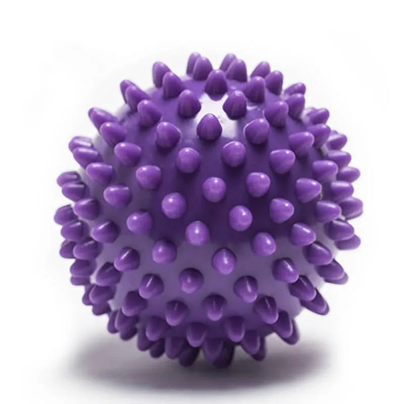 6 farben PVC Hand Massage Ball PVC Sohlen Igel Sensorische Ausbildung Grip Bälle Tragbare Physiotherapie Fangen Harte Fitness 7 cm
