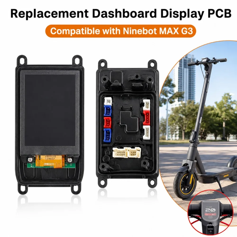 Scooter-Display-Dashboard, geeignet für Ninebot MAX G3 Elektroroller Display-Bildschirm PCB-Platine Ersatzteile