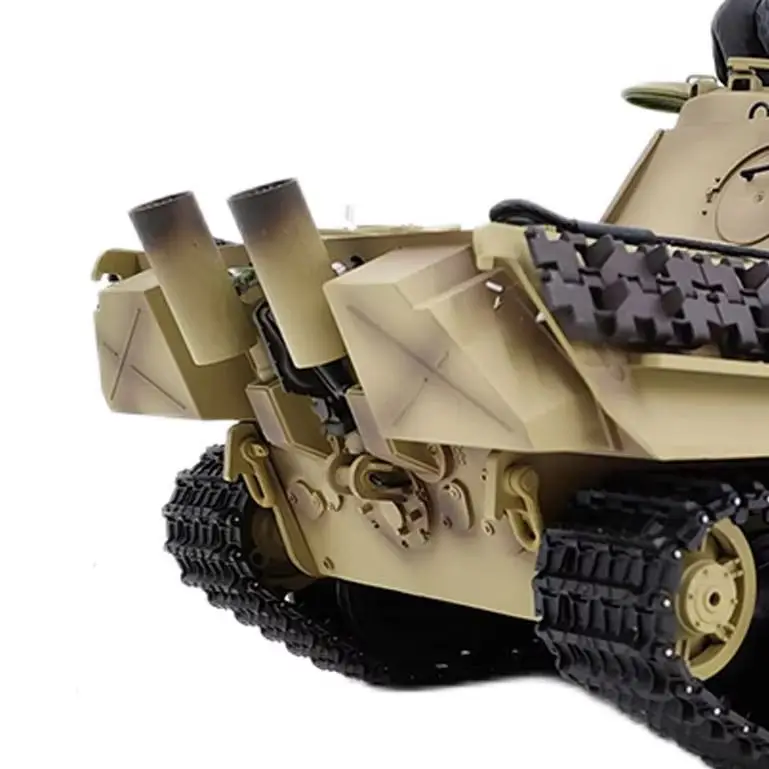 

RTR Henglong 1/16 7,0 RC Танк Немецкая Пантера G 3879 Стальная коробка передач BB IR Sound Курение 2,4G Радио 1800 мАч Аккумулятор 320 градусов