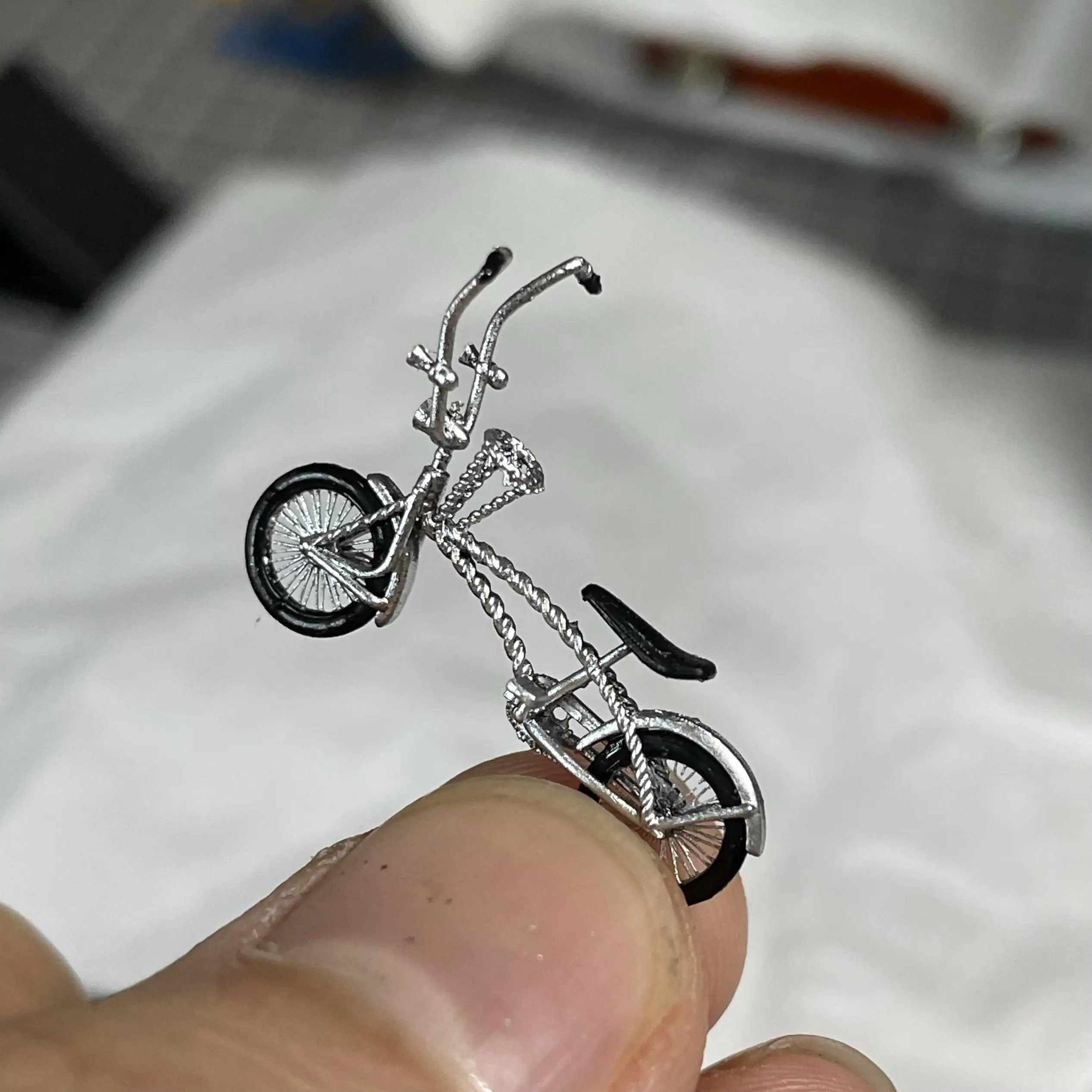 1/64 Car Model Lowrider Jumping Car Bicycle Modification Parts