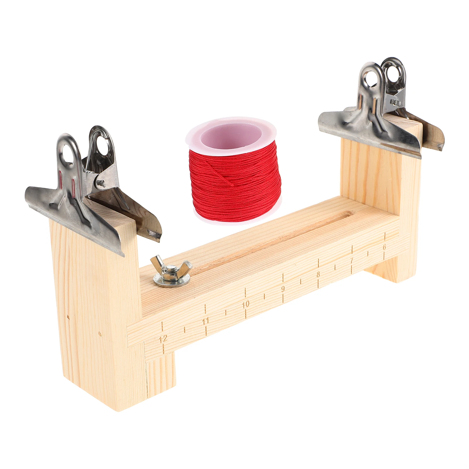 

Rope Knitting Weaving Craft Woodworking Project Wood Weaving Making Cord Maker Bracelet Cord Shape H made Necklace