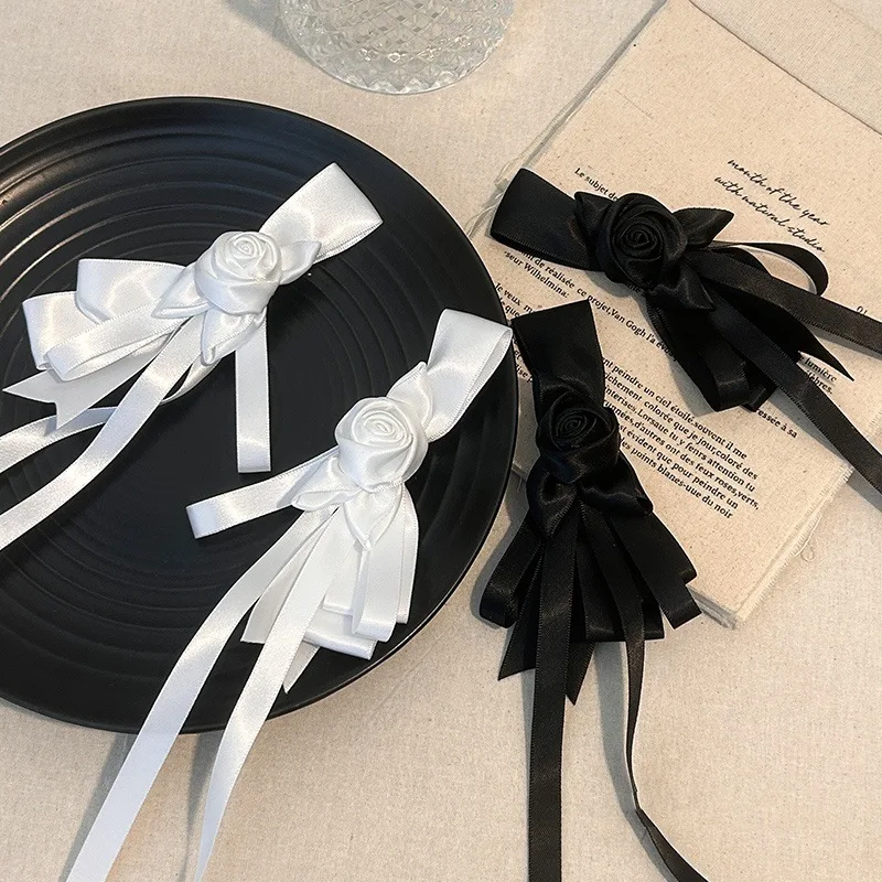 White Bow Ribbon Ha…