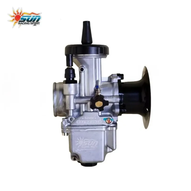 SUN Racing 32mm Universal Performance Carburetor - High-Flow Black Alloy Fuel System Upgrade for Scooter & Motorcycle