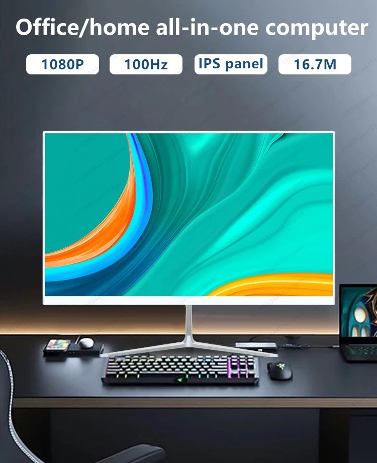 All in One Pc 21.45 Inch Desktop Computer I3-4th/6th Gen Optional 8gb 256gb Ssd All-in-one Computers All in One Aio Pc